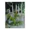 15.7" Lighted LED Champagne Taper Candles & Seashells Canvas Wall Art